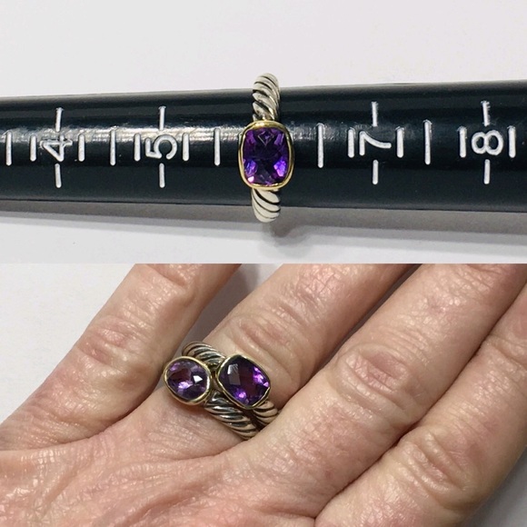 David Yurman Amethyst Ring - Picture 5 of 7